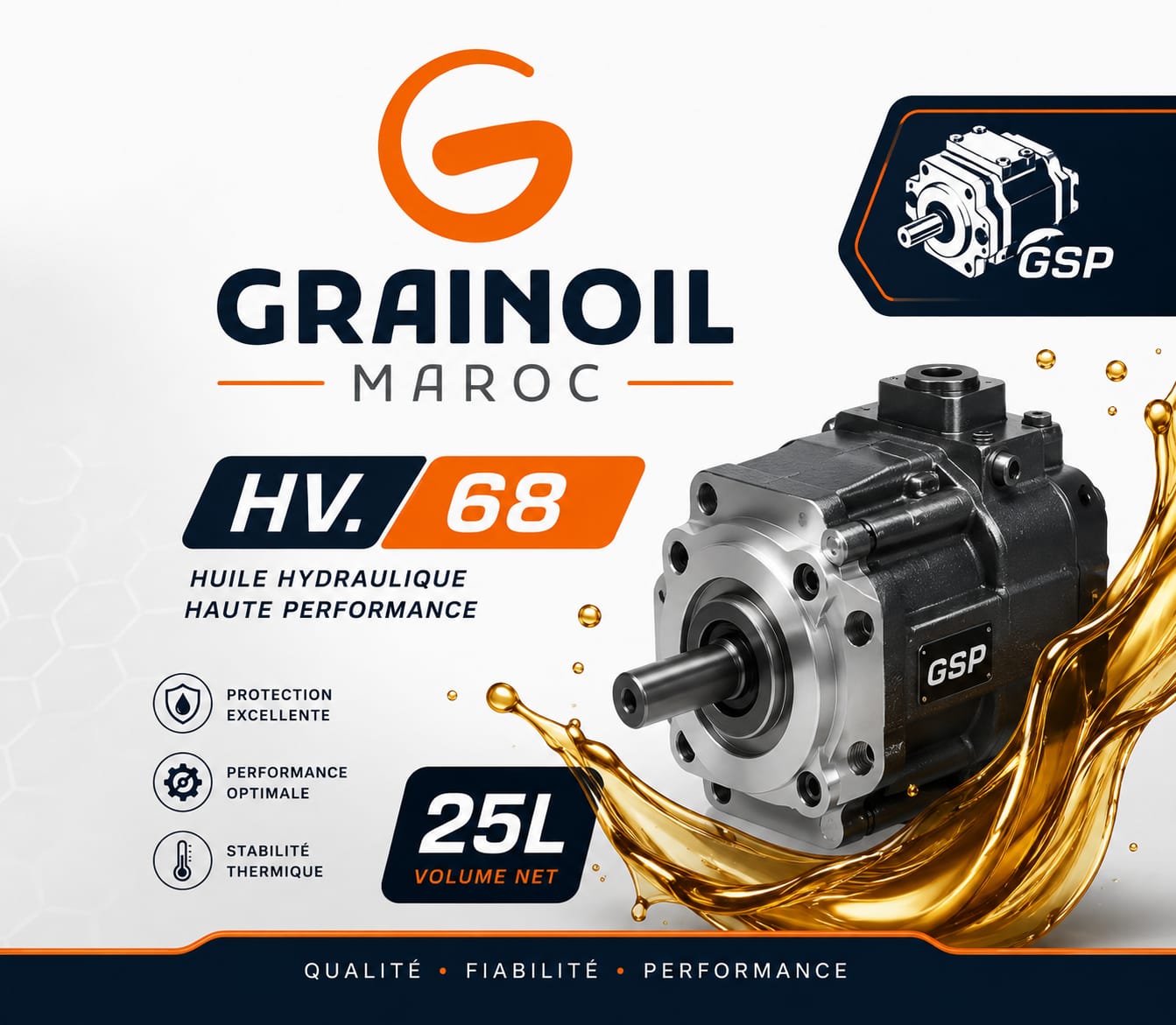 GRAIN OIL HV 68 — gamme