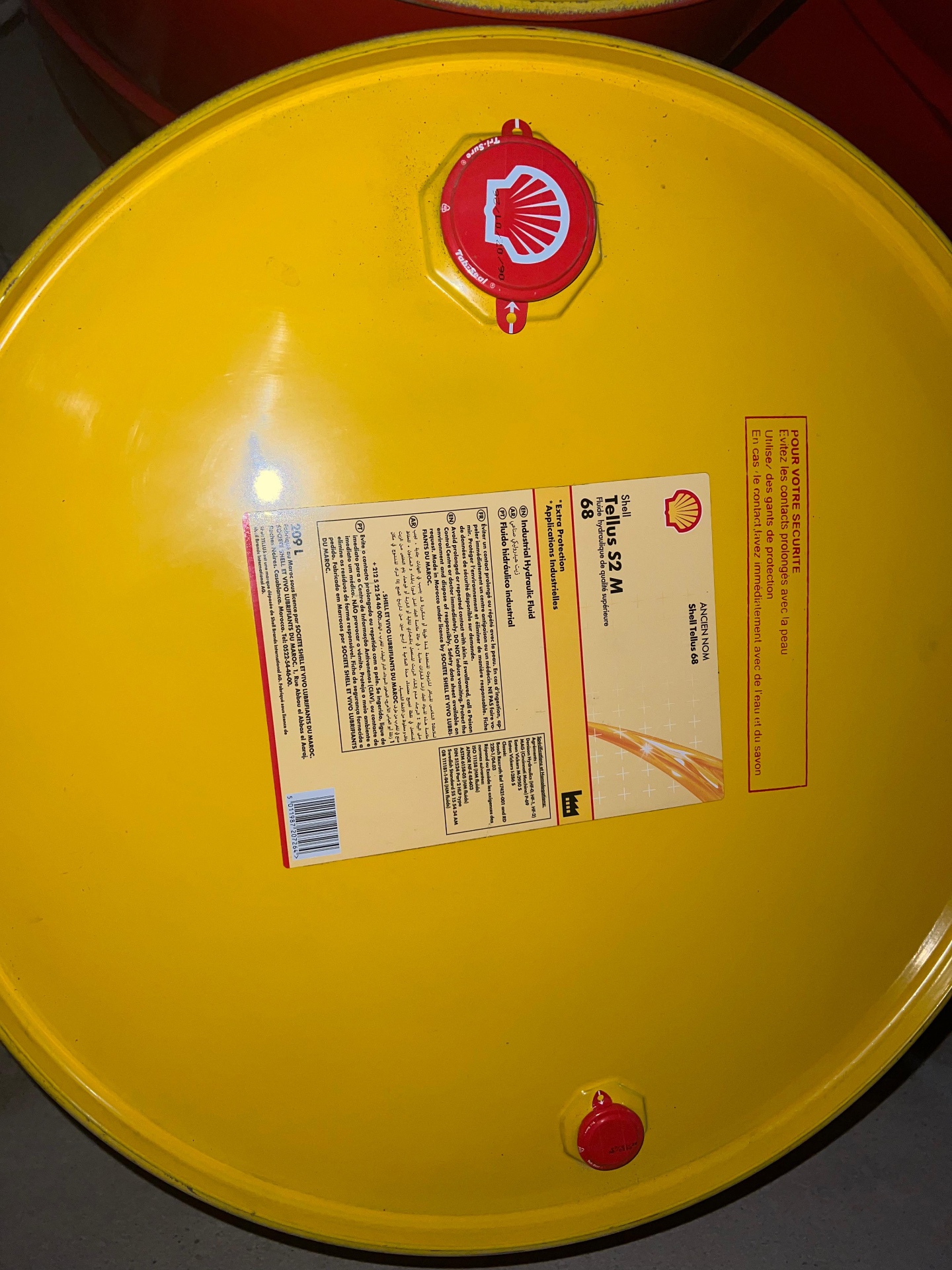 Huile hydraulique ISO 68
